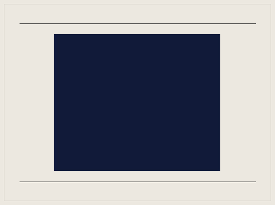 Solid cover — solid dark navy box
